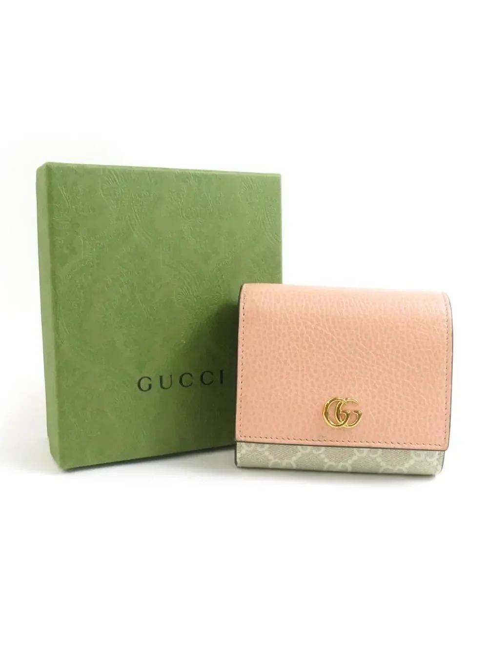 Auth Gucci Gg Marmont Bifold Wallet #280357G26B